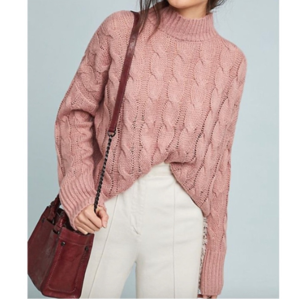 Anthropologie line and dot sweater